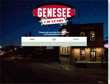 Tablet Screenshot of geneseebeer.com